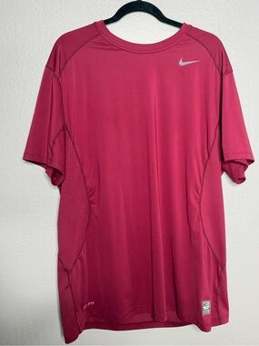 Nike Pro Combat Dri-FIT Compression Training Shirt Men’s XXL Maroon